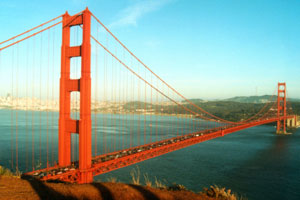 Golden Gate Bridge in San Francisco, California